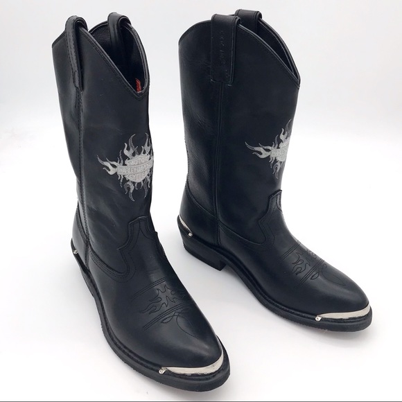 Harley-Davidson Other - Harley Davidson Leather Amarillo Boots Steel Tip 8